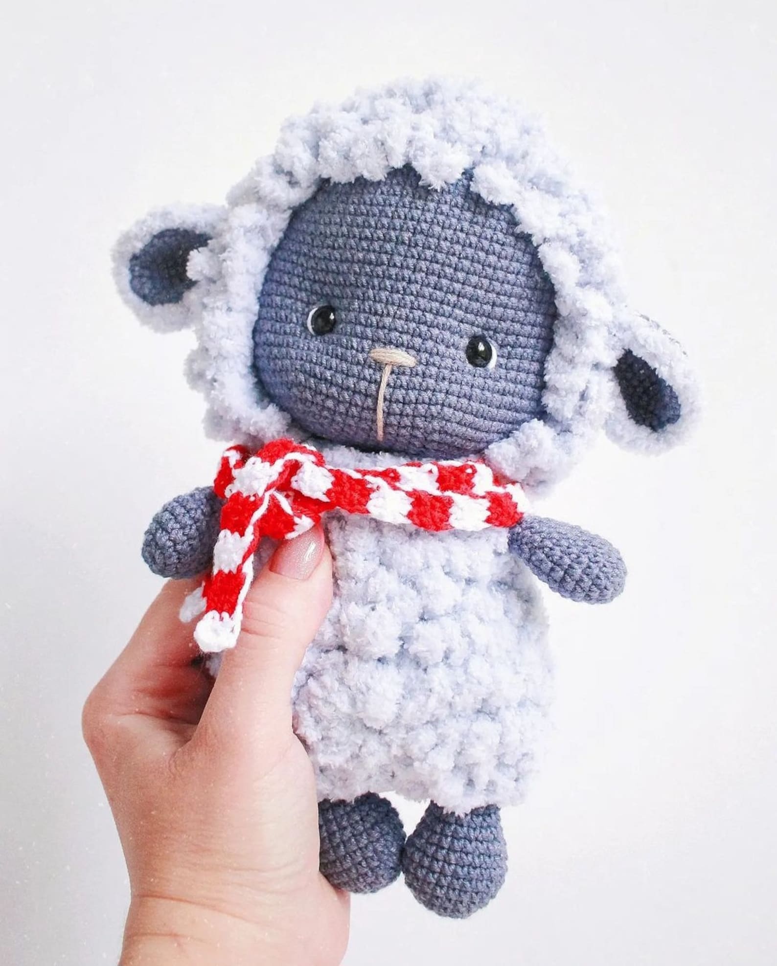 Sheep Crochet Pattern - Crochet Sheep Stuffed Animal - Lamb Amigurumi ...