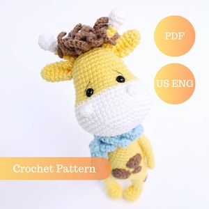 Handmade Crochet Giraffe Toy Pattern - DIY Amigurumi Instructions PDF