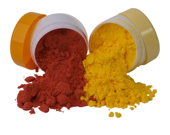 Yellow & Orange Vegan Food Coloring Powder – Plant-Based Dye Set