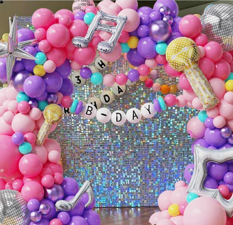 155PCS Pink Balloon Arch Kit, Cow Balloon Arch Kit, Pink Cow Balloons...