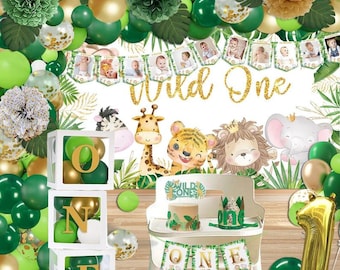 Heboland 24 Pack Jungle Party Tassen Met 30 Stickers - Wild One Verjaardag Decoraties, Baby Shower, Kinderfeest - Kraft-Papier Dier Tassen Heboland 24 Pack Jungle Party Tassen Met 30 Stickers - Wild One Verjaardag Decoraties, Baby Shower, Kinderfeest - Kraft-Papier Dier Tassen