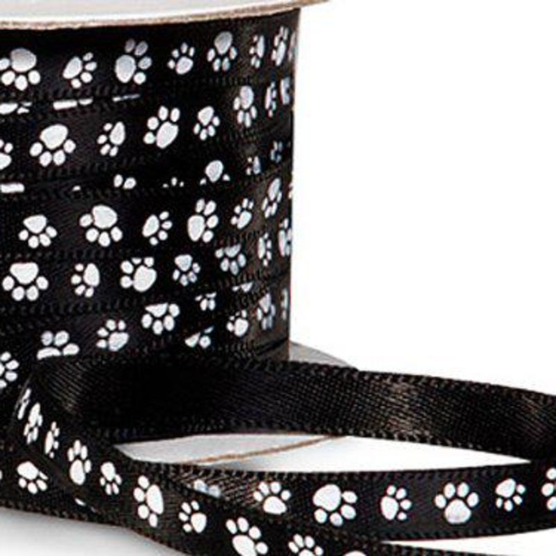 Paw Print Ribbon - Etsy