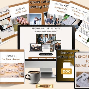 Resume Templates for Men Google Docs Word • ATS Friendly Modern