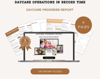Preschool/4k Progress Report - Etsy