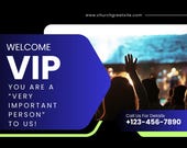 Church VIP Card Design