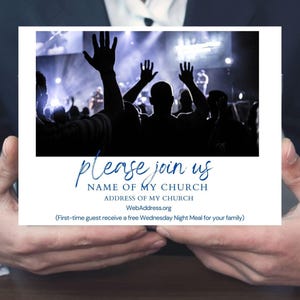 Creative Church Invite Card