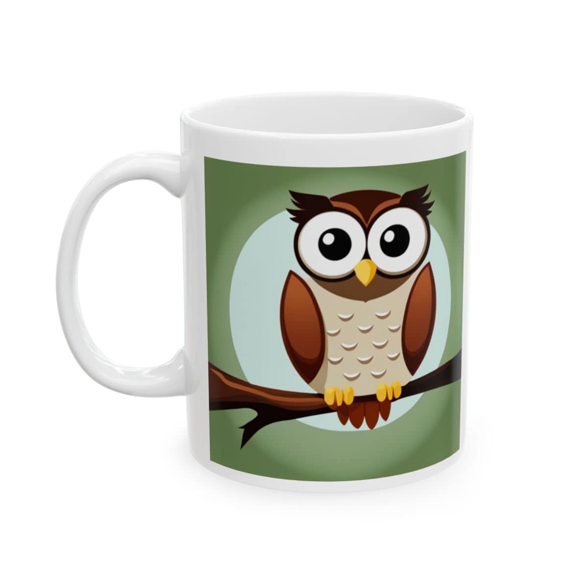 OWL Bird CERAMIC Coffee MUG For Tea Lover &ndash; Nature Adventurers Mug For Both Indoor And Outdoor