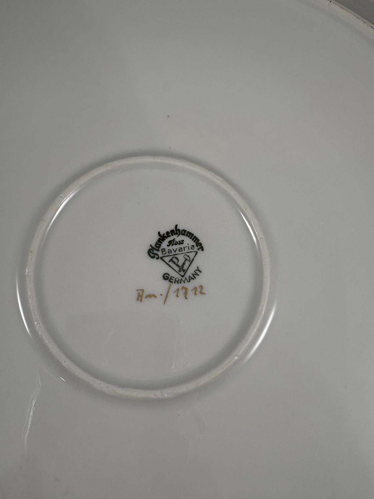 Vtg Plankenhammer Floss Bavaria Germany Plate Platter Marked AM