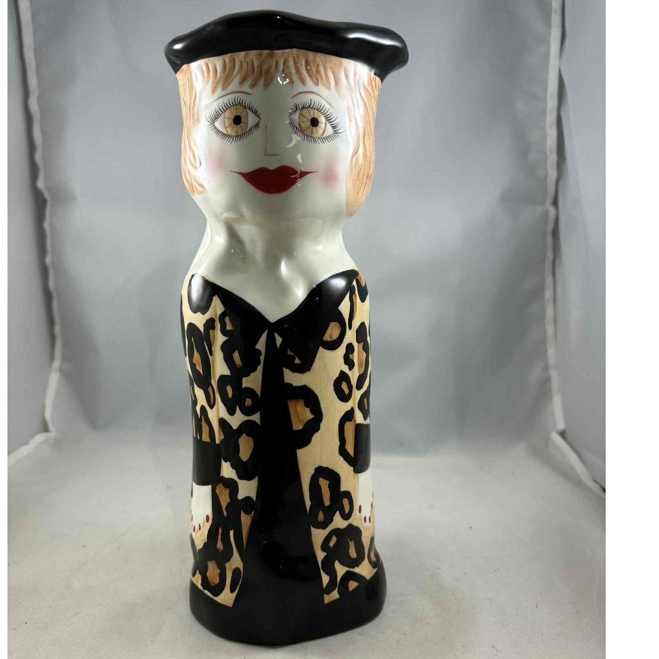 貴重ヴィンテージ Susan paley 可愛い♪陶器クッキージャー 貴重