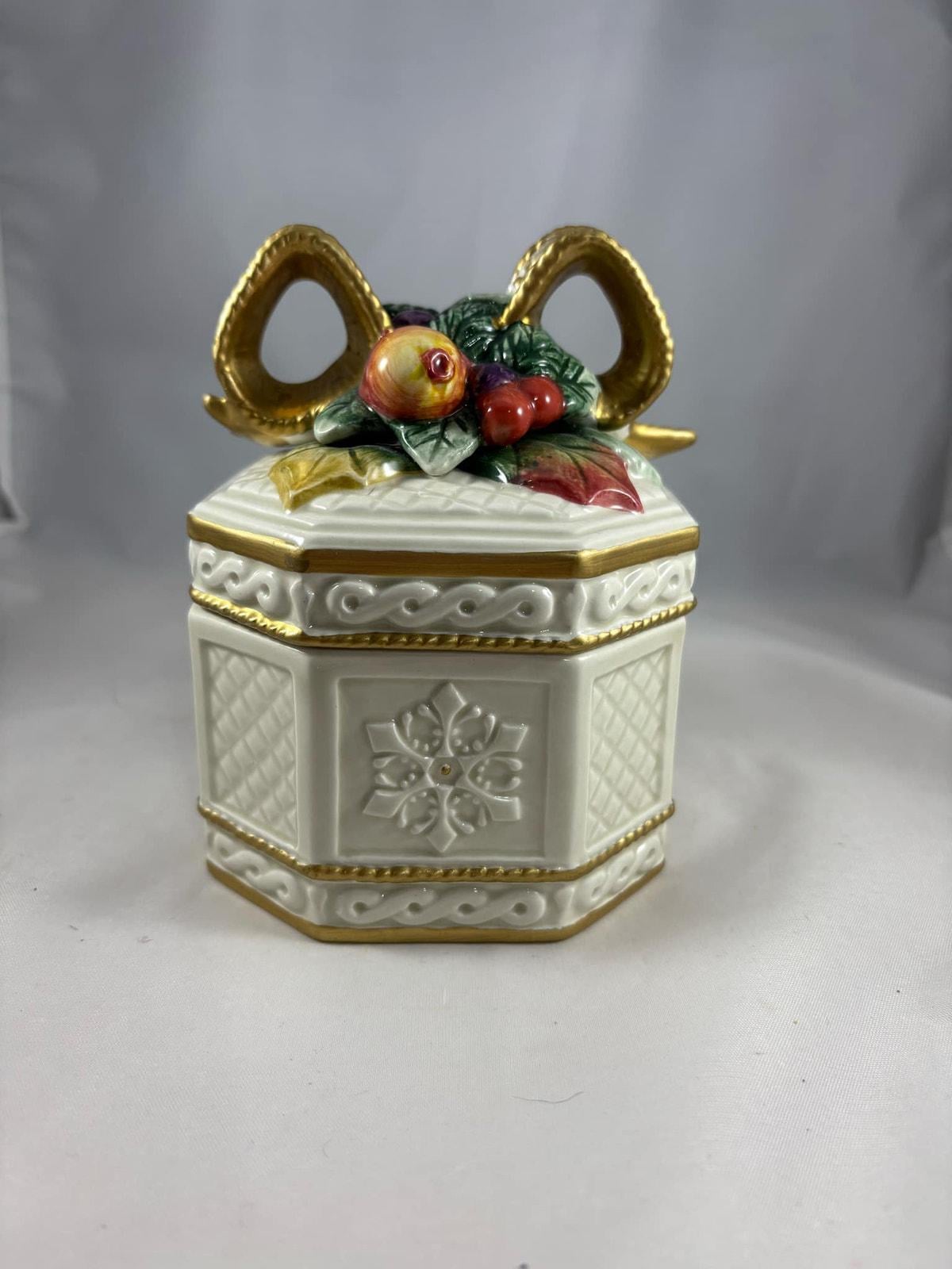 Fitz and Floyd Trinket Boxes - Etsy