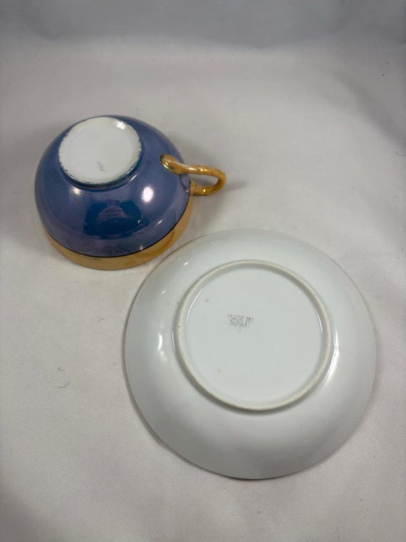 食器 ttt Set of 7 1920s-1930s Japanese Takito TT Porcelain Lusterware Tea