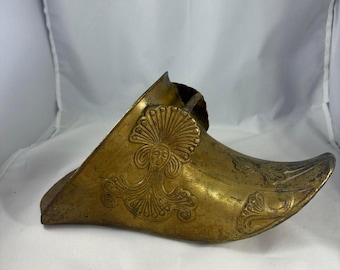 Vtg Single Brass Spanish Conquistador Stirrup