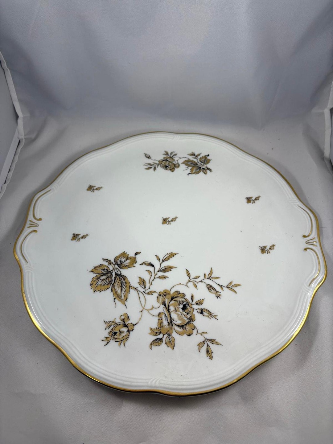 Vtg Plankenhammer Floss Bavaria Germany Plate Platter Marked AM