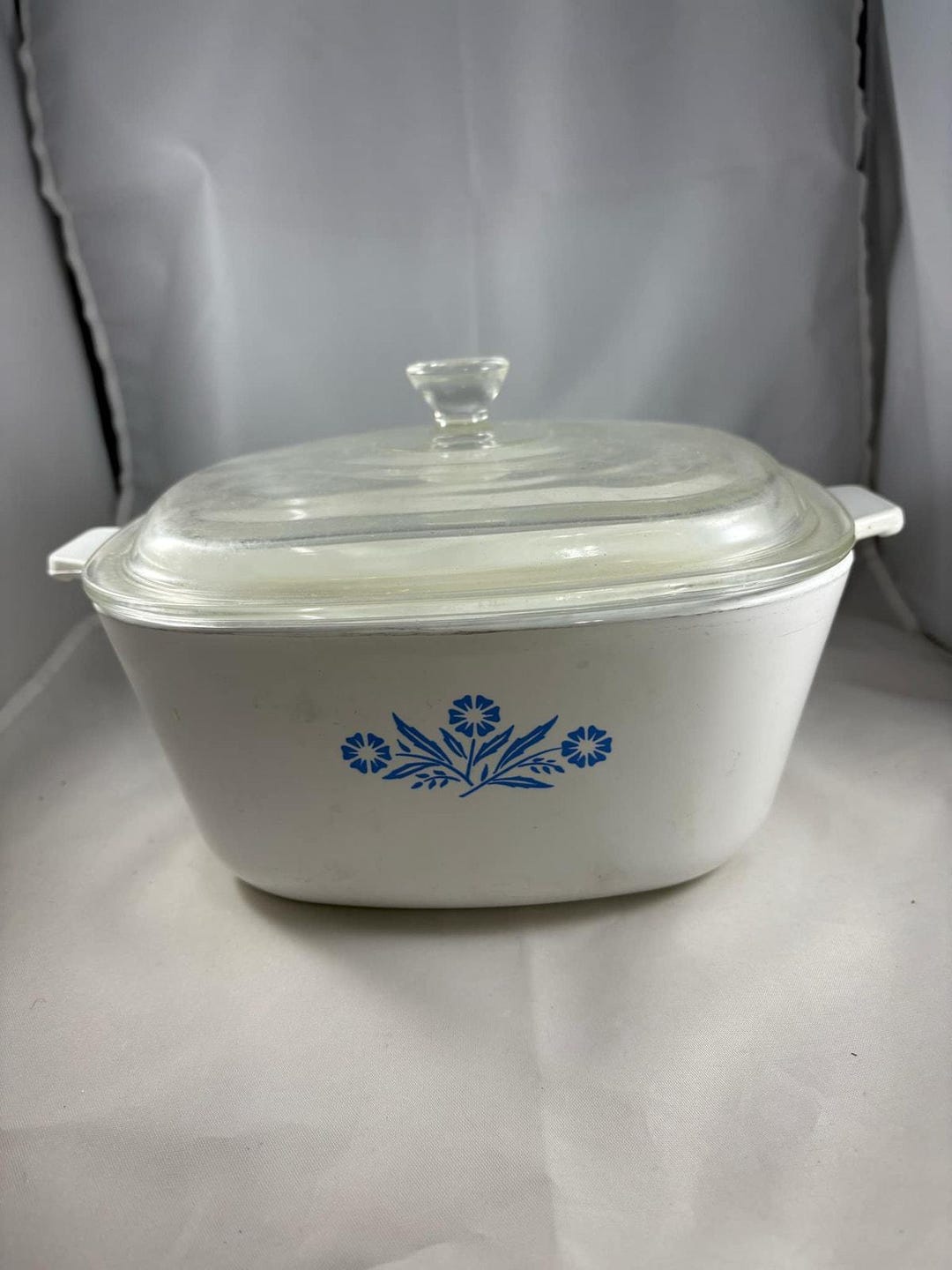 ヴィンテージ コーニングウェア ブルー コーンフラワー キャセロール