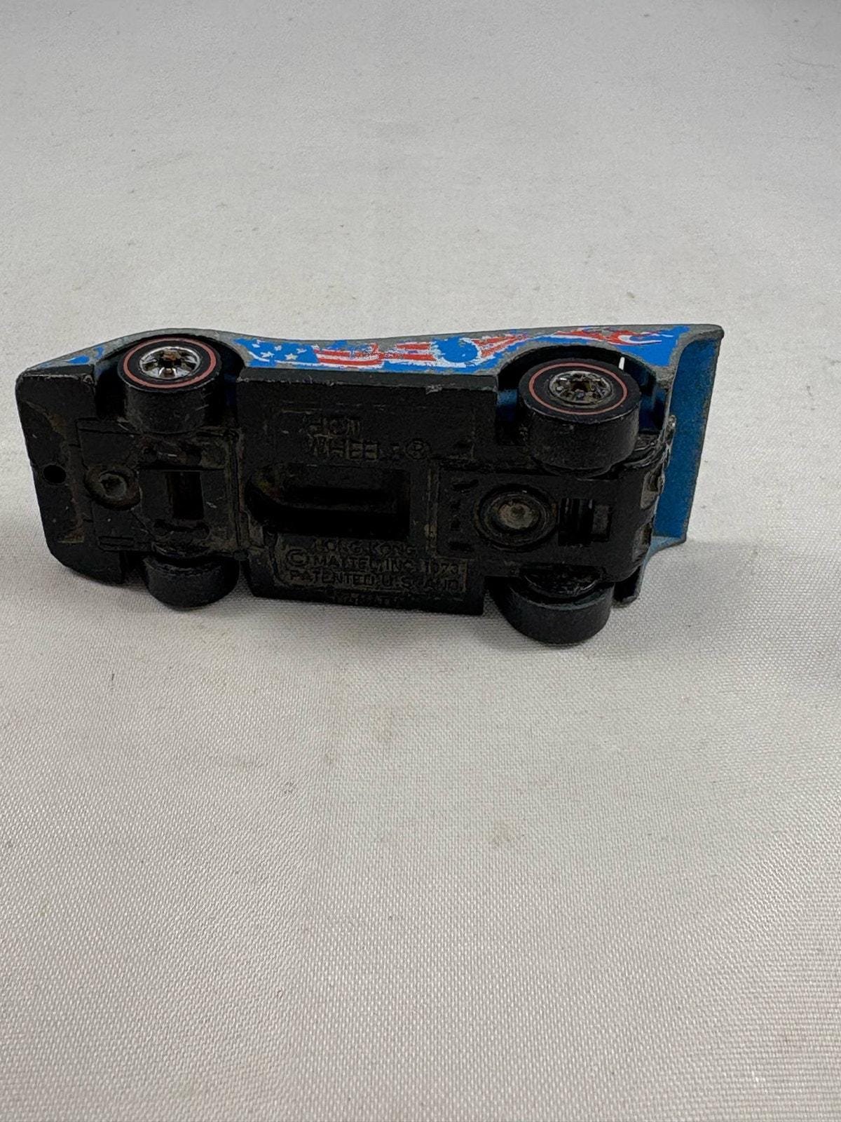 1973 Hot Wheels American Victory Blue Race Car Redline Series