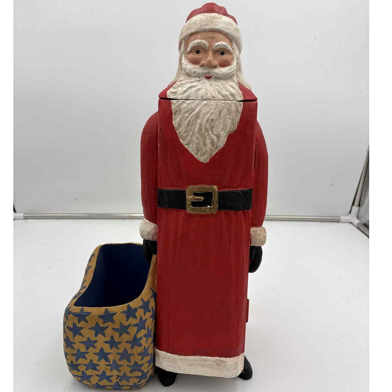 サンタクローズ・クリスマス   ヴィンテージ置物 オリジナルボックス入りヴィンテージサンタクロースオーナメント