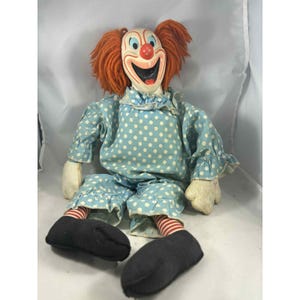 1963 Mattel Talking Bozo the Clown WORKING Pulling String Doll