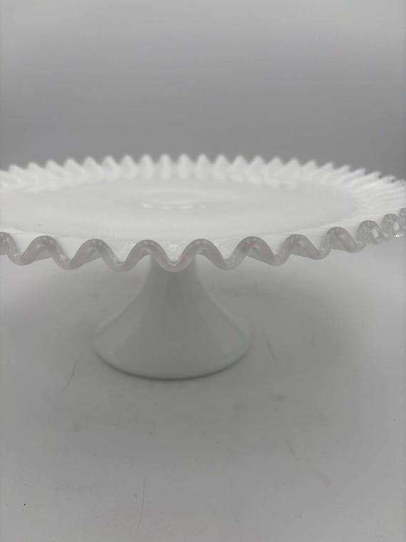 フェントンミルクガラス テーブルスタンド 50年代 Fenton フェントン