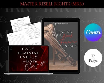 Dark Feminine Energy Workbook & Self-Help Guide Shadow Work, Healing, Empowerment PDF