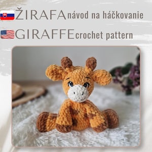 Giraffe crochet pattern / Žirafa návod na háčkovanie