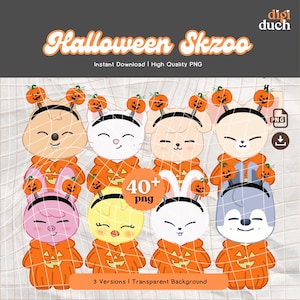 Skzoo Halloween Png - Etsy