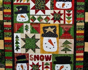 726 Sew Many Snowmen, Digital Pattern