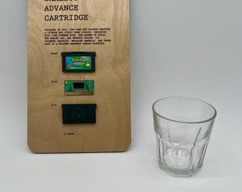 Expositor de cartuchos de Game Boy Advance: regalo retro para gamers y decoración para el hogar o la oficina