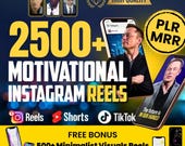 2500+ Viral Motivational Reels: Instagram, TikTok, YouTube Shorts (PLR & MRR) (Digital Download)
