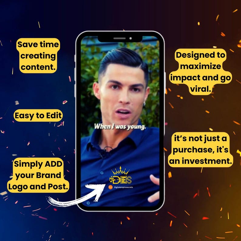2500 Motivational Reels Videos TikTok, Instagram, YouTube Shorts, Viral Success Business Inspiration Reels bundle, Viral Templates PLR & MRR