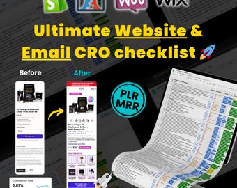 Construtor de Checklist de CRO para E-commerce: Otimização de Conversão de Sites