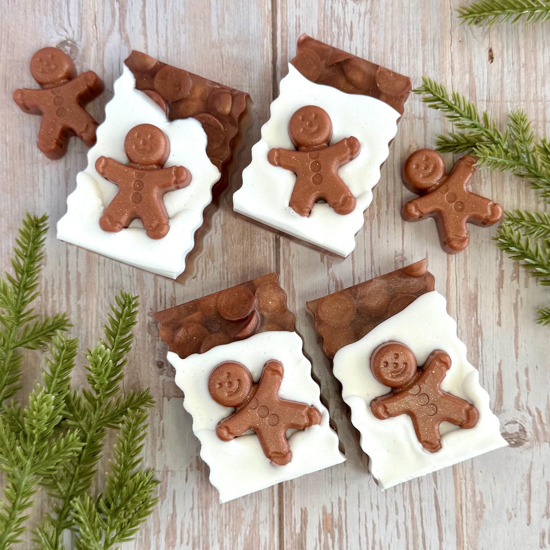 Gingerbread Cookie Soap Bar: Holiday Christmas Soap Gift - Etsy