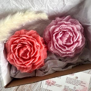 Handmade Flower Soap Gift Set – Floral Soap Gift Box – Unique Soap Gift – Spa Gift for Women – Birthday, Anniversary, Mother’s Day