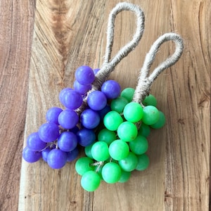 Handmade Grape Soap on a Rope: Novelty Kitchen & Bath Decor