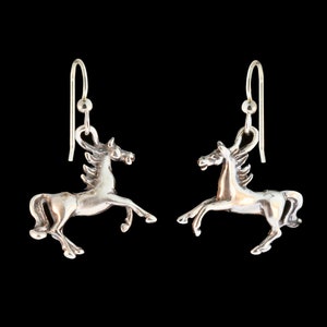 Horse Earring Set Horse Jewelry Silver Horse Earrings Animal Jewelry Sterling Silver Earrings Horse Lover Gift Cowgirl Rider Spirit Western