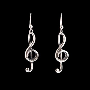Music Jewelry Treble Clef Music Earrings Music Note Jewelry Gift For Musician Musical Notes Bass Clef Gift For Music Teacher Rockstar
