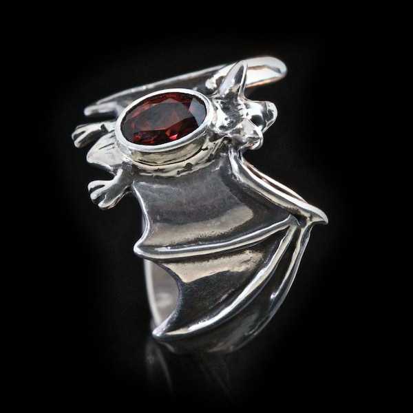 Bat Ring - Etsy