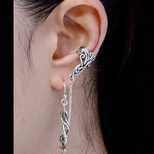 Cat Ear Cuff Angel Kitty Ear Cuff Bronze Cat With Wings Cat Etsy