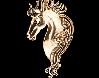 Spirit Horse Pendant - Bronze - Horse Jewelry - Cowgirl Attire