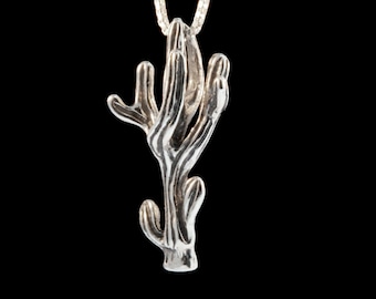 Saguarokaktushänge - Sterlingsilver - Ökenkaktushalsband