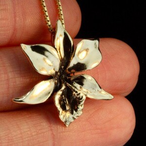 Cattleya Necklace Etsy