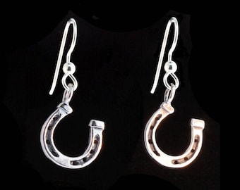 Orecchini a ferro di cavallo portafortuna - Argento Sterling