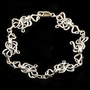 Octopus Bracelet Silver - Octopus Jewelry - Tentacle Bracelet Tentacle Jewelry - Kraken Bracelet Kraken Jewelry - Steampunk Bracelet