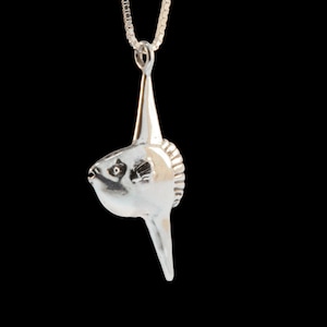 Mola Mola Sunfish Charm Mola Mola Jewelry Sea Life Jewelry Fish Jewelry Ocean Jewelry Finding Dory Silver Fish Pendant