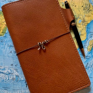 Vine Snake Traveler&#39;s Notebook Charm Sterling Silver Serpent Jungle Slithering Journal Charm Adventure Explorer Keepsake Memory Travel Gift