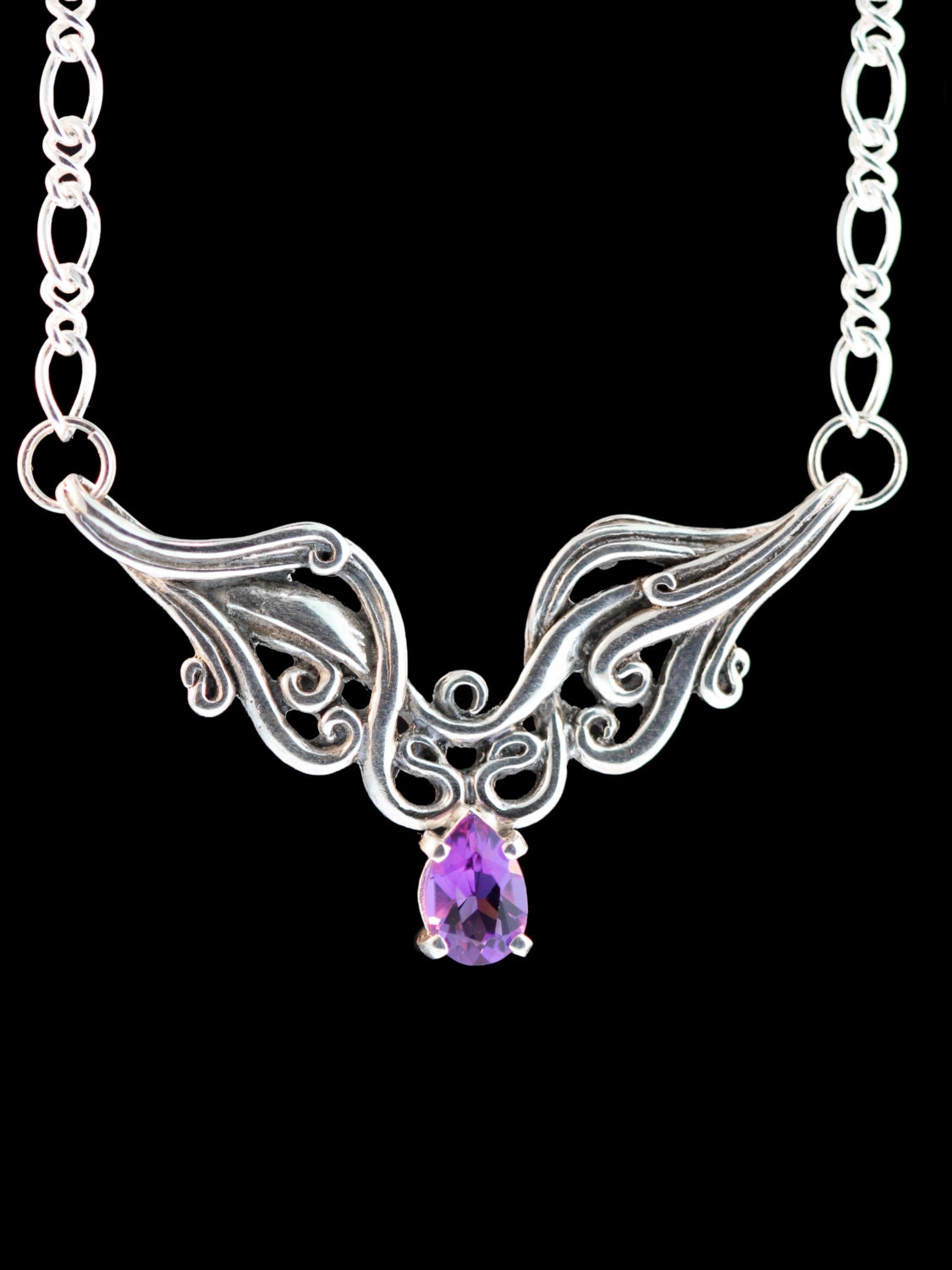 Waterfall NecklaWave Necklace Gemstone Jewelry Waterfall Jewelry Cascade Waterfall Wave Jewelry Waterfall Jewelry Gemstone Necklace Silver