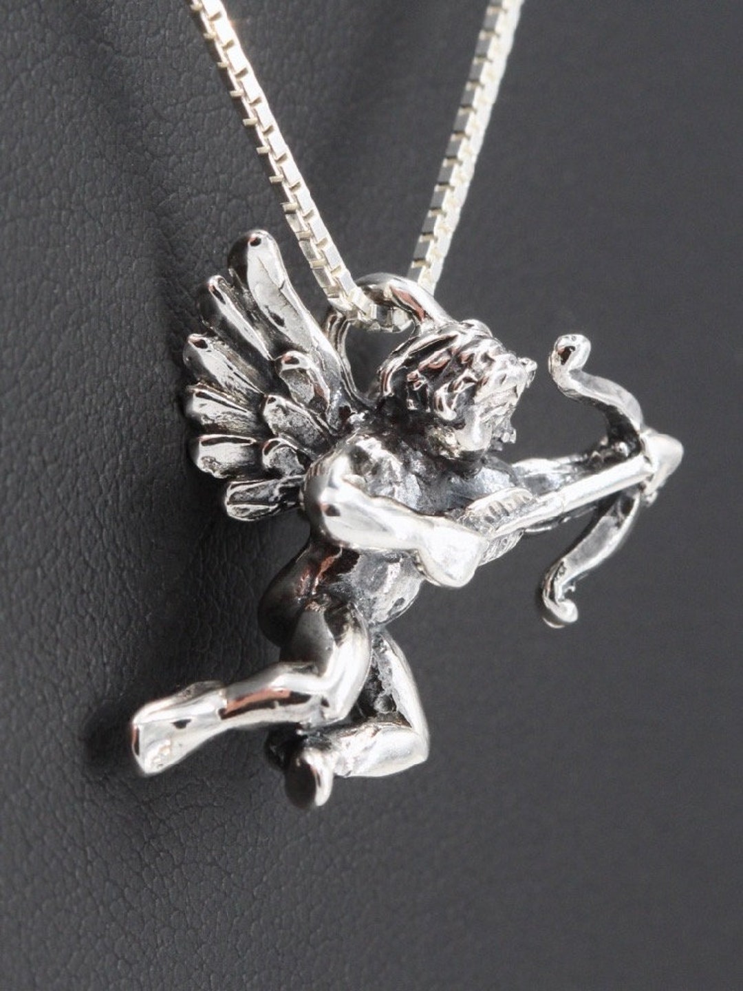 Cupid Cherub Charm - Sterling Silver - Valentine's Day Jewelry - Etsy