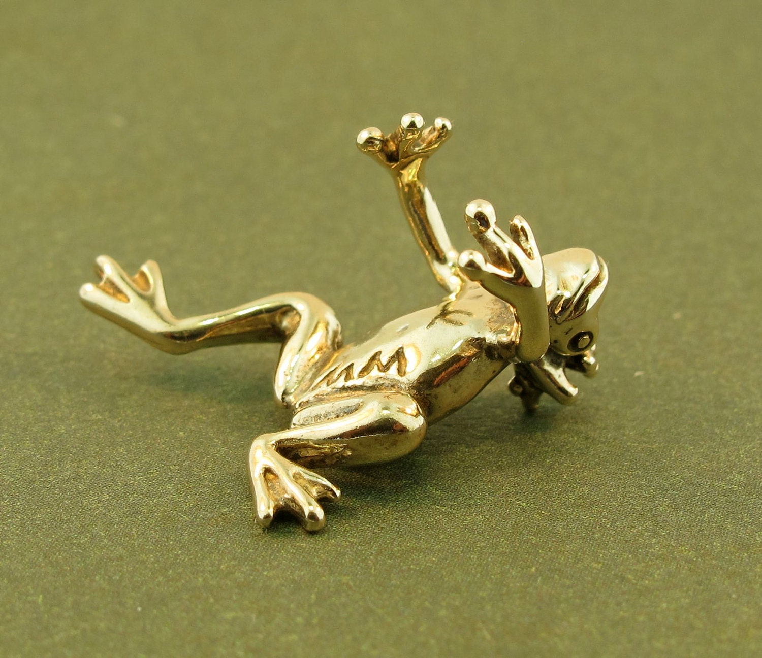 Frog Ear Cuff Bronze Frog Jewelry Frog Earring Non Etsy