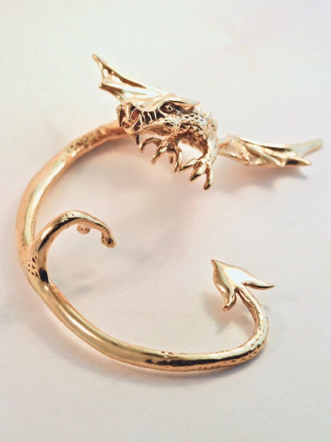 Dragon Ear Cuff Gold Dragon Ear Wrap Game of Thrones Inspired Etsy