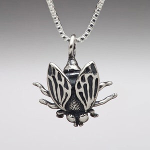 Insect Jewelry Fly Charm Fly Pendant Insect Pendant Insect Charm Sterling Silver Bug Housefly Diptera Winged Insect Jewelry