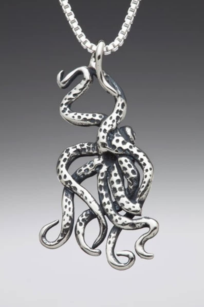 Intuition Octopus Charm Necklace main image 0